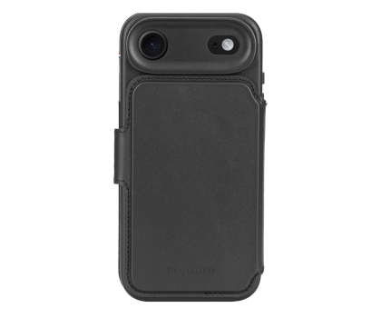 Etui / obudowa na smartfona Decoded Leather Detachable Wallet, iPhone 17 Air, Black